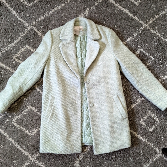 FOREVER 21 Sage Colored Coat sz:S - Picture 1 of 4